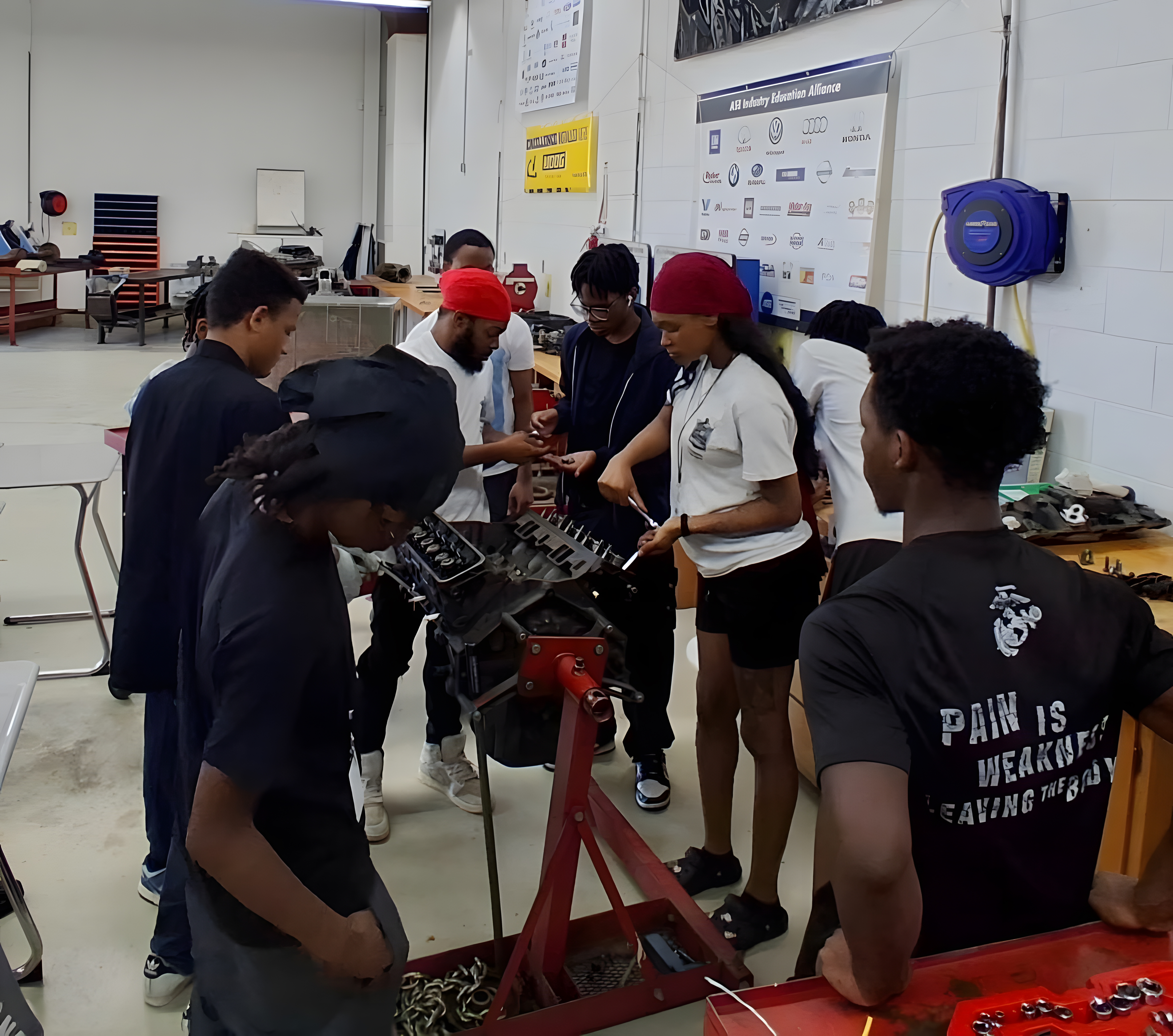 Detroit teens spend the summer building an engine from scratch