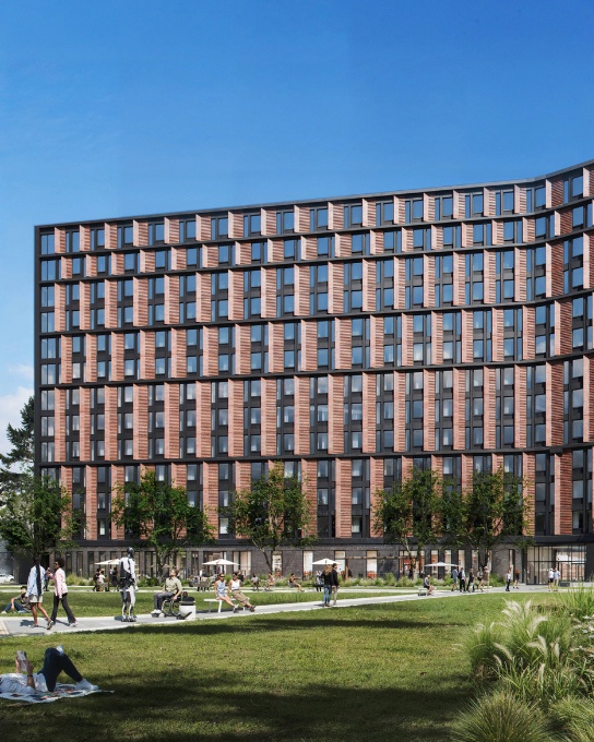 The University of Michigan just broke ground on a 313-Unit tower in Detroit. It's a 40-Year commitment.